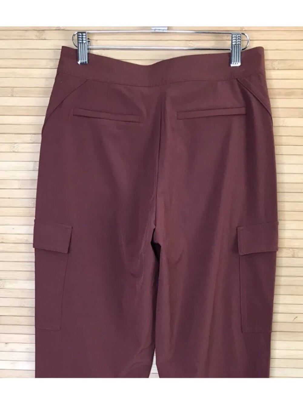 Athleta Uptown Ankle Pant Size 0 Cognac Brown Commute Work Travel pants - Picture 6 of 8